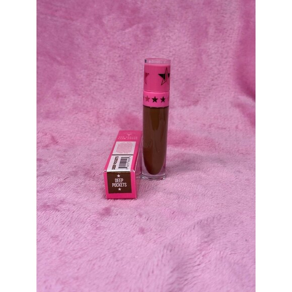 New! Deep Pockets Jeffree Star Velour Liquid Lipstick VLL NWT NIB Warm Nude - Picture 3 of 5